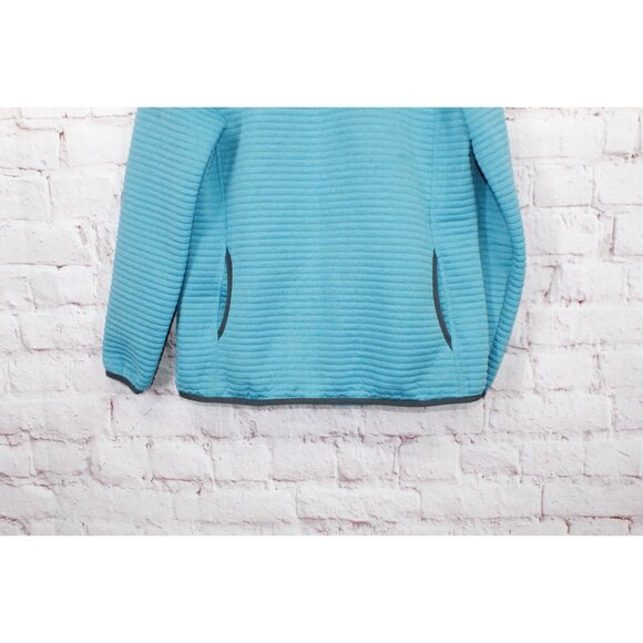 LL Bean Airlight Knit Pullover Sweater Smoky Blue Heather Size M - Picture 3 of 10